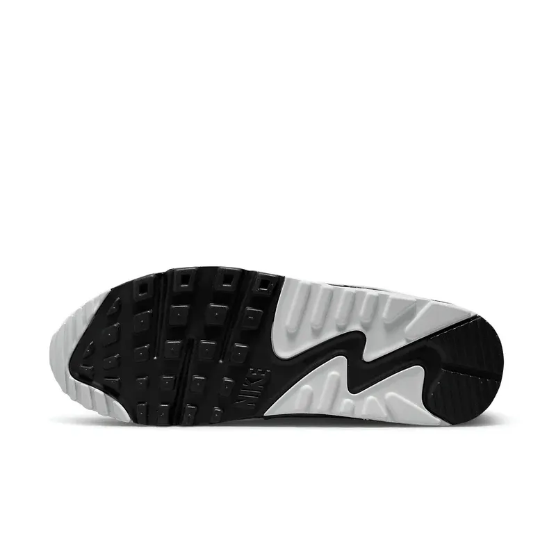 Nike Air Max 90 White Black Hot Curry u kombinaciji bele i crne boje, fotografija 6 od 6