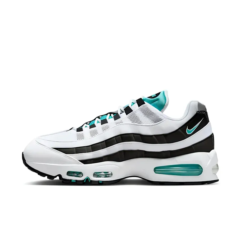 Nike Air Max 95 Big Bubble Black Border u kombinaciji bele i crne boje — bočni pogled