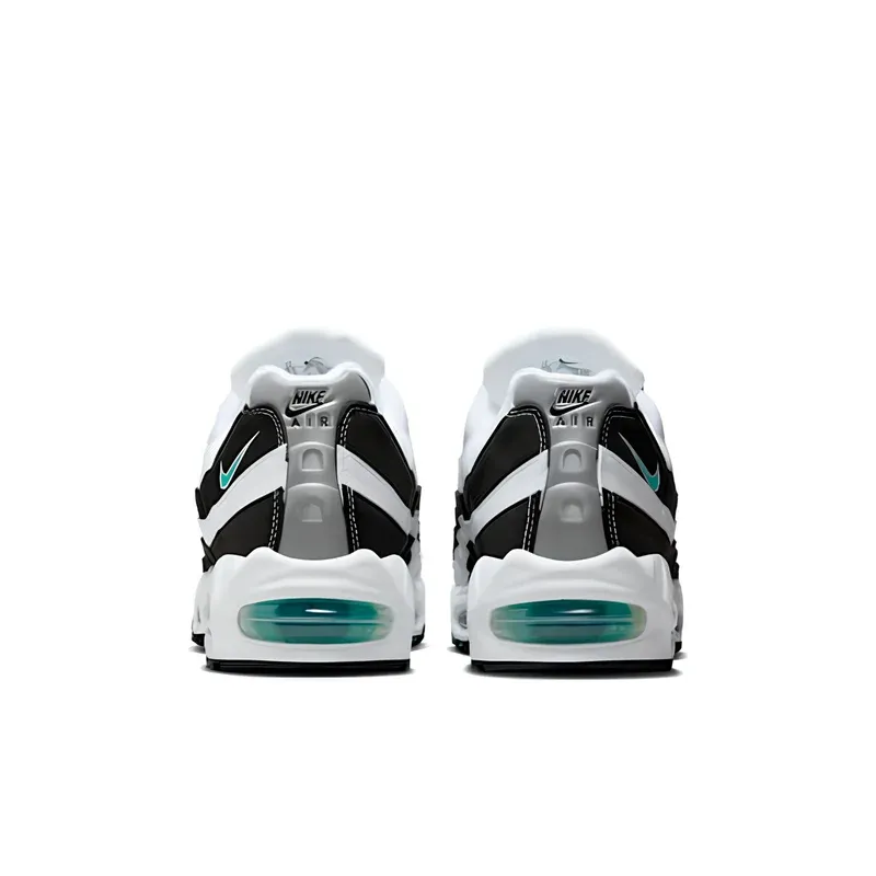 Nike Air Max 95 Big Bubble Black Border u kombinaciji bele i crne boje, fotografija 5 od 6