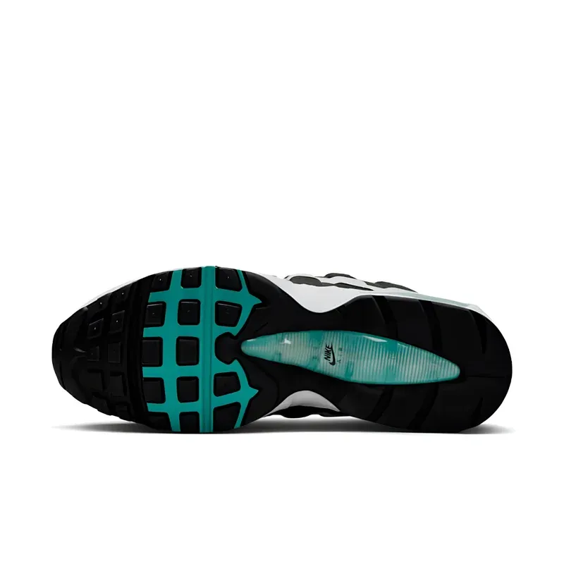 Nike Air Max 95 Big Bubble Black Border u kombinaciji bele i crne boje, fotografija 6 od 6