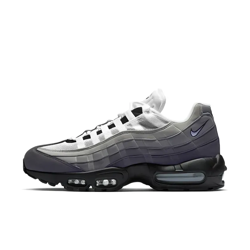 Nike Air Max 95 Black Anthracite u kombinaciji sive i crne boje — bočni pogled
