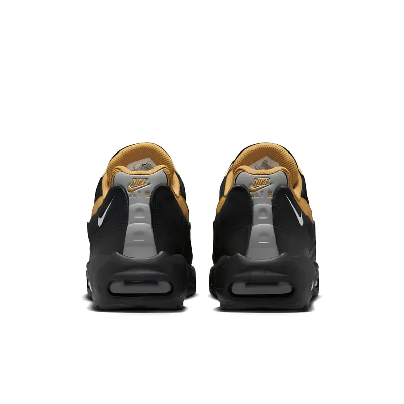 Nike Air Max 95 Black Elemental Gold u kombinaciji crne i bež boje, fotografija 5 od 6