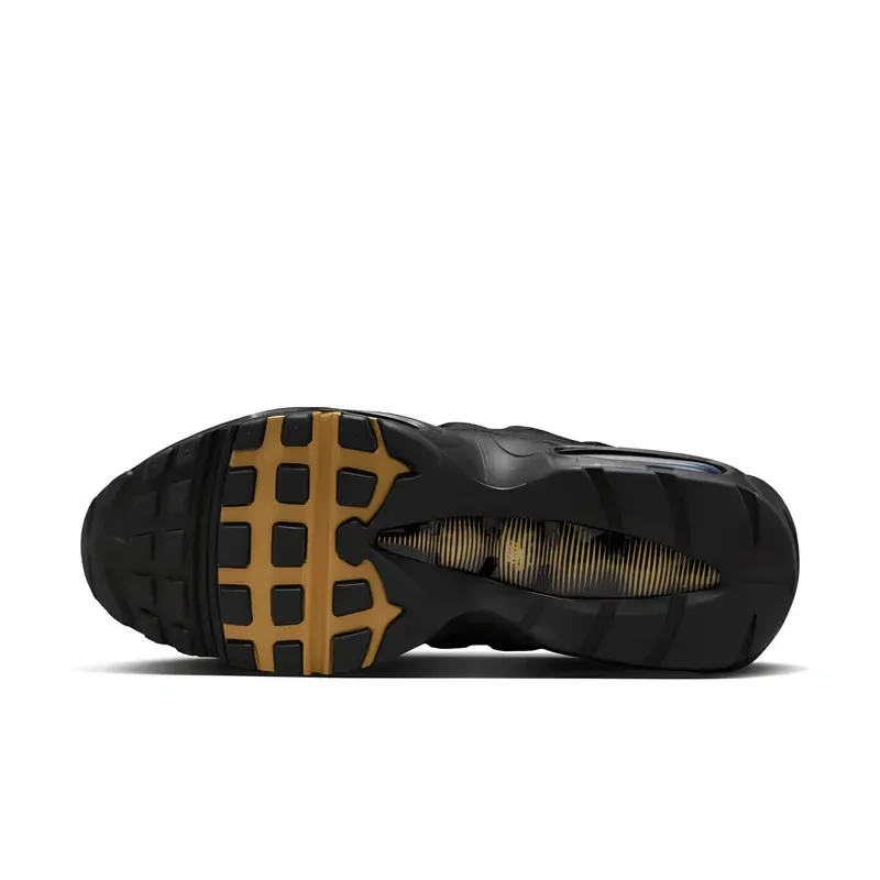 Nike Air Max 95 Black Elemental Gold u kombinaciji crne i bež boje, fotografija 6 od 6