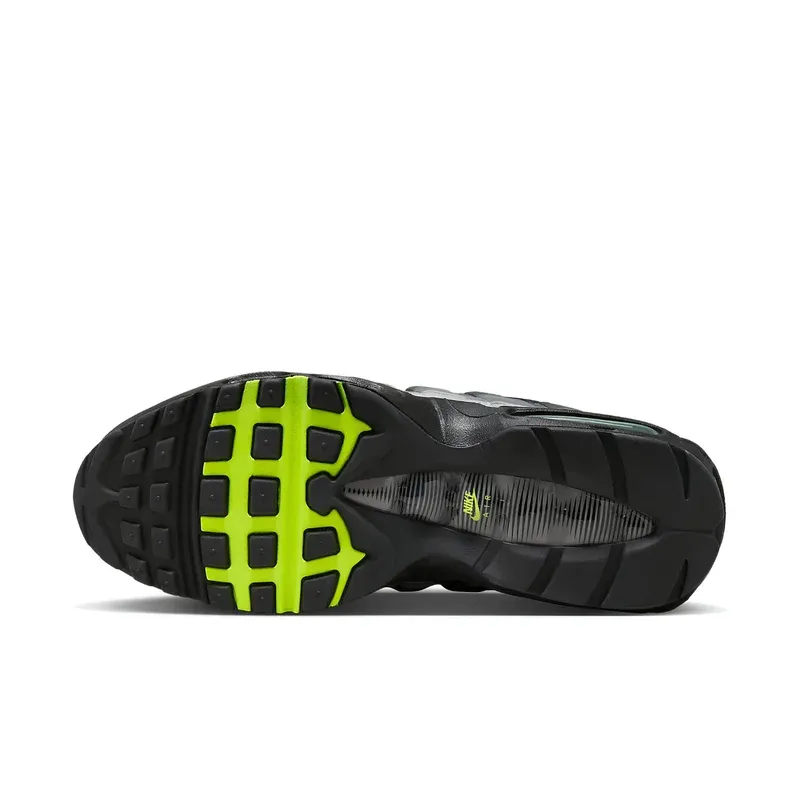 Nike Air Max 95 Black Neon u kombinaciji crne i zelene boje, fotografija 6 od 6