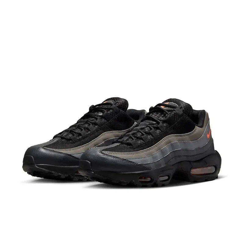 Nike Air Max 95 Black Picante Reflective u kombinaciji sive i crne boje, fotografija 3 od 6