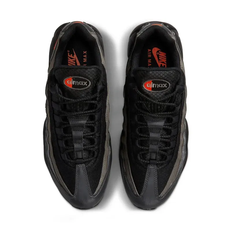 Nike Air Max 95 Black Picante Reflective u kombinaciji sive i crne boje, fotografija 4 od 6