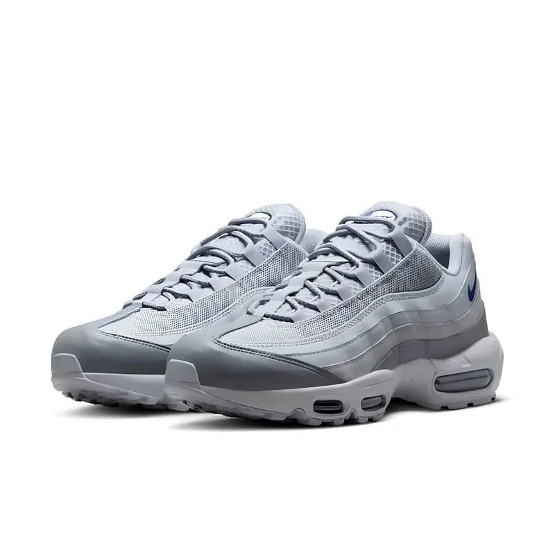Nike Air Max 95 Grey Midnight Navy u kombinaciji sive i bele boje, fotografija 3 od 6