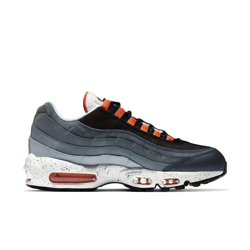 Nike Air Max 95 Grey Speckle Sole u kombinaciji sive i crne boje, fotografija 2 od 6