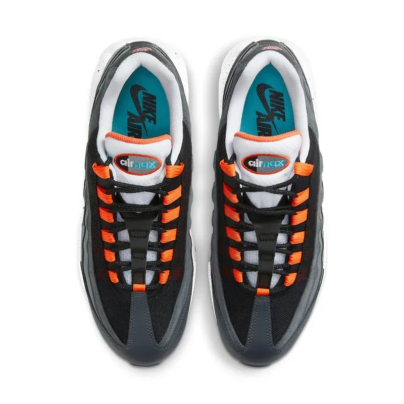 Nike Air Max 95 Grey Speckle Sole u kombinaciji sive i crne boje, fotografija 4 od 6