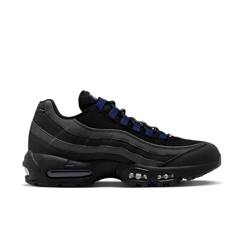 Nike Air Max 95 Jewel Black Deep Royal u kombinaciji crne i sive boje, fotografija 2 od 6