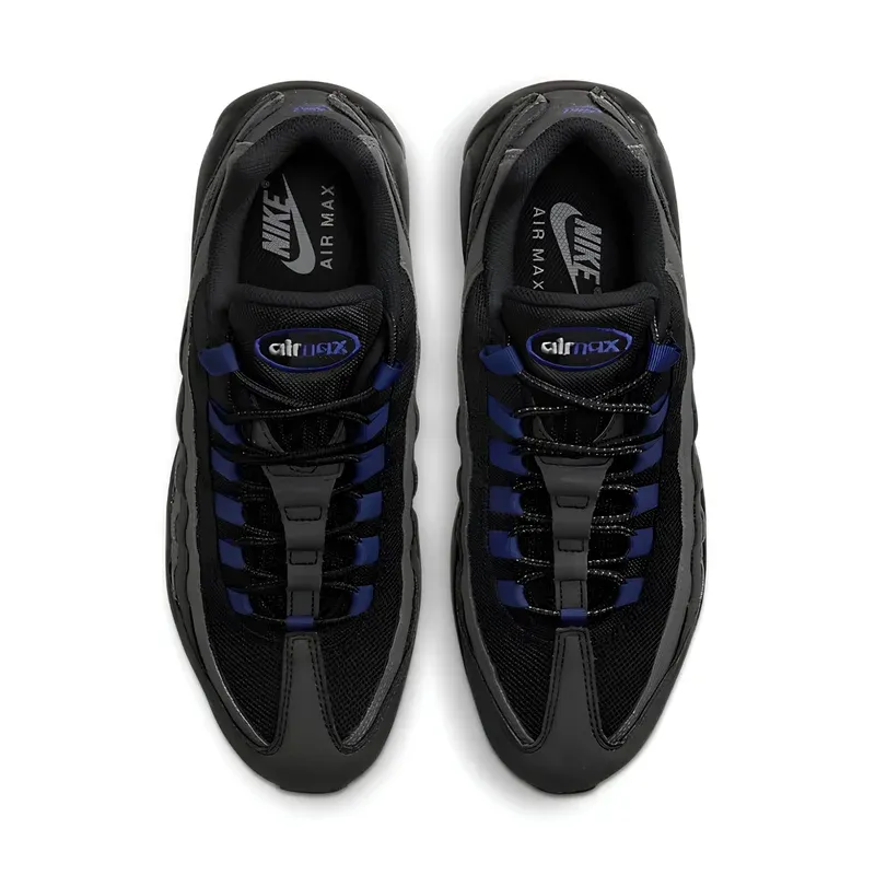 Nike Air Max 95 Jewel Black Deep Royal u kombinaciji crne i sive boje, fotografija 4 od 6