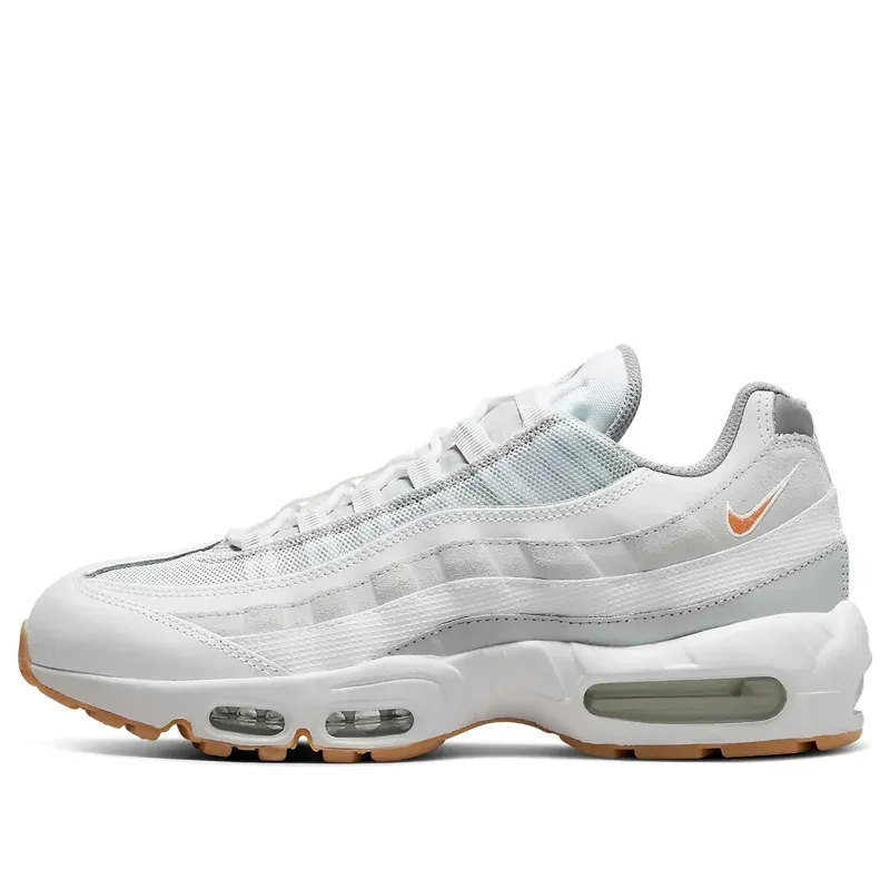 Nike Air Max 95 Pure Platinum Hot Curry u beloj boji — bočni pogled