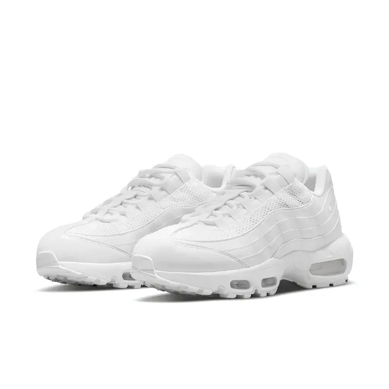 Nike Air Max 95 Triple White u beloj boji, fotografija 3 od 5