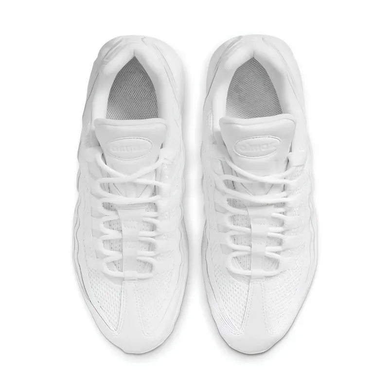 Nike Air Max 95 Triple White u beloj boji, fotografija 4 od 5