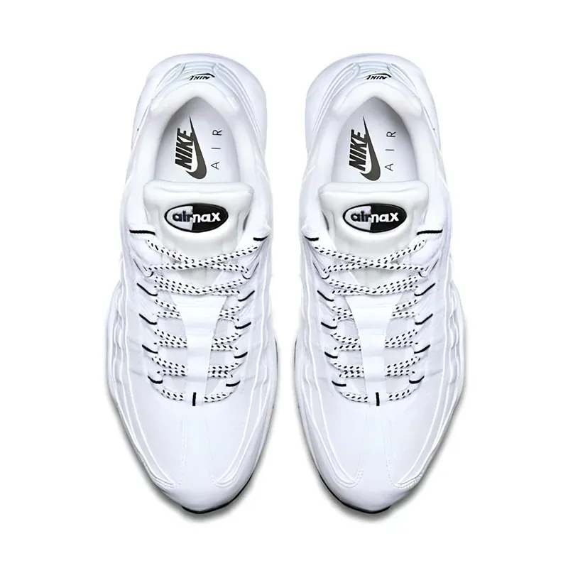 Nike Air Max 95 White Black u kombinaciji bele i crne boje, fotografija 4 od 6