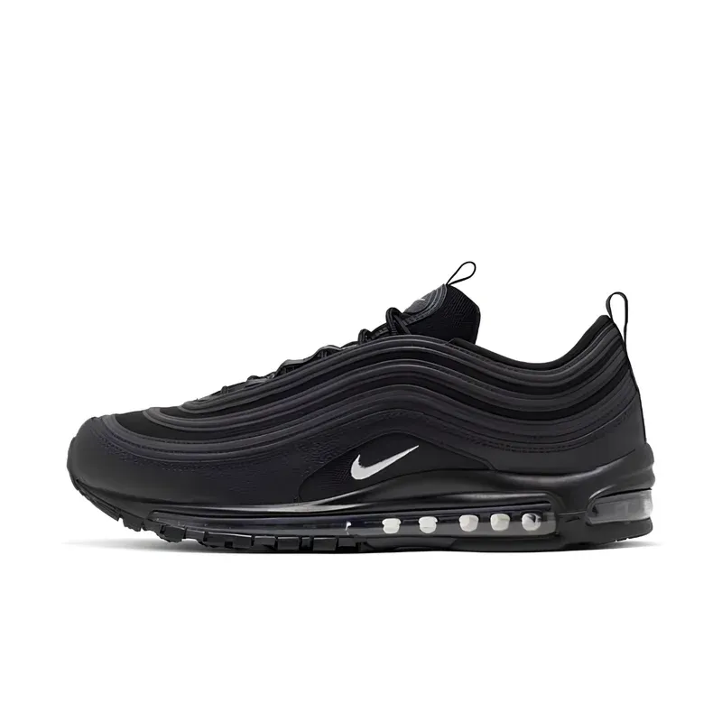 Nike Air Max 97 Black White Anthracite u crnoj boji — bočni pogled