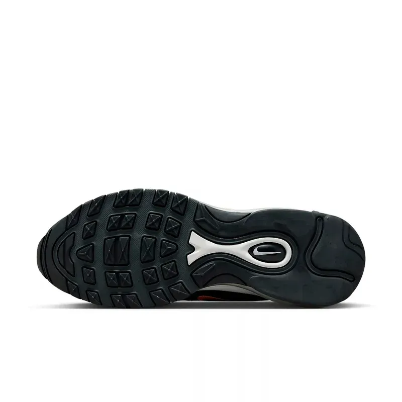 Nike Air Max 97 Black Yellow u kombinaciji crne i narandžaste boje, fotografija 6 od 6