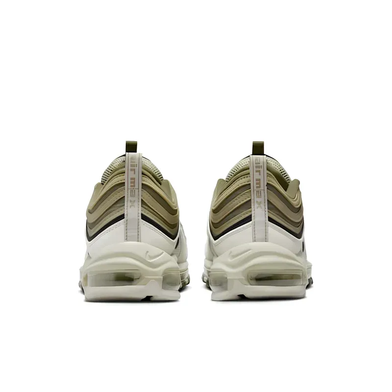 Nike Air Max 97 Light Bone Medium Olive u kombinaciji bež i zelene boje, fotografija 5 od 6