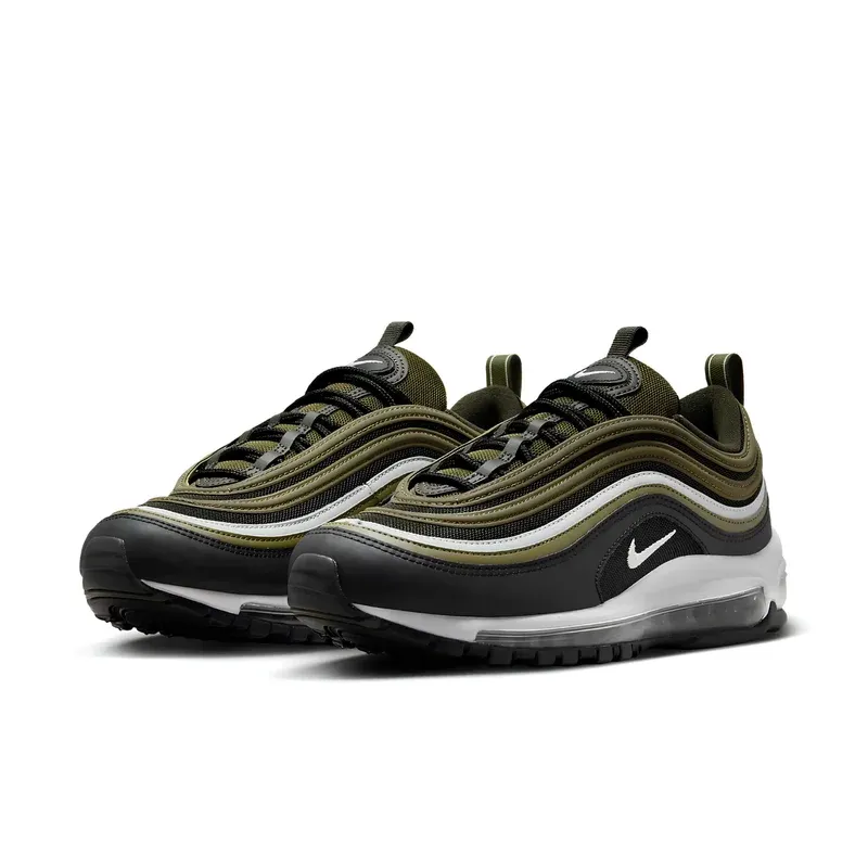 Nike Air Max 97 Medium Olive Sequoia u kombinaciji crne i zelene boje, fotografija 3 od 7