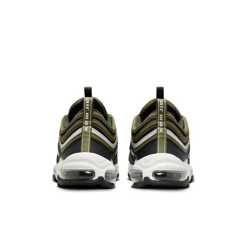 Nike Air Max 97 Medium Olive Sequoia u kombinaciji crne i zelene boje, fotografija 6 od 7