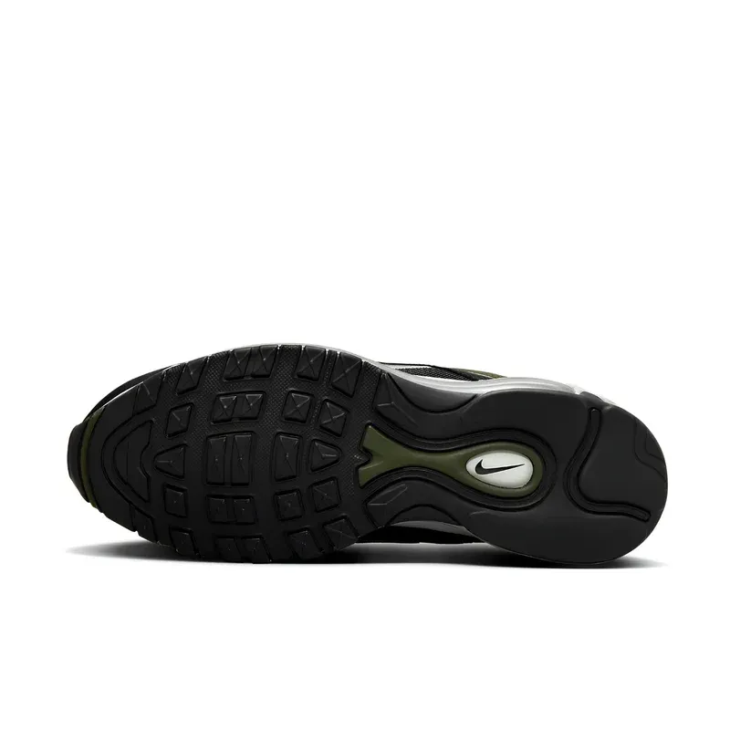 Nike Air Max 97 Medium Olive Sequoia u kombinaciji crne i zelene boje, fotografija 7 od 7