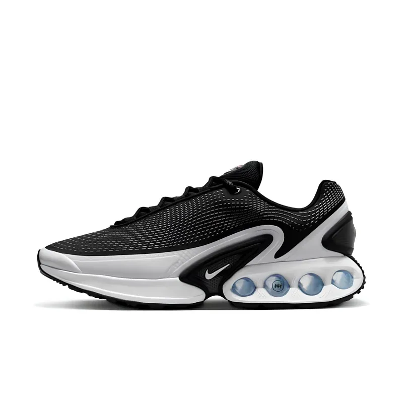 Nike Air Max DN Black White Cool Grey u kombinaciji crne i bele boje — bočni pogled