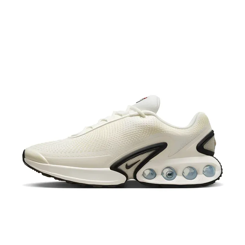 Nike Air Max DN Sail Coconut Milk u kombinaciji bele i bež boje — bočni pogled