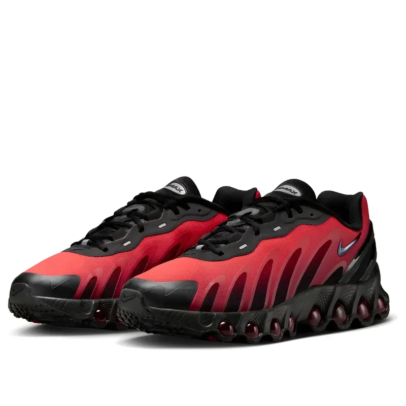 Nike Air Max DN8 Black Bright Crimson u kombinaciji crvene i crne boje, fotografija 3 od 6