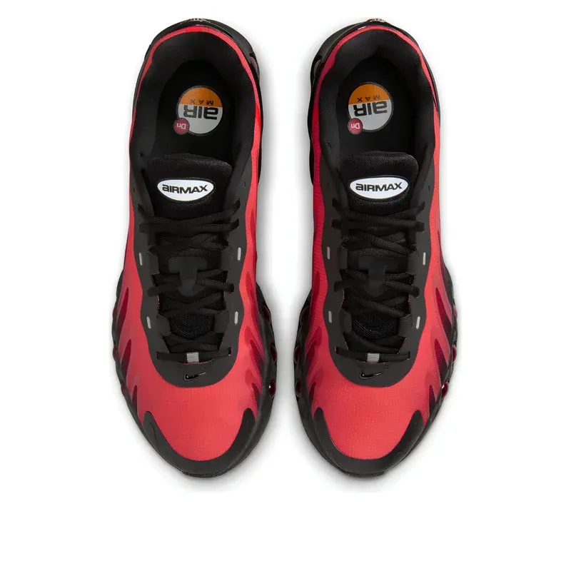 Nike Air Max DN8 Black Bright Crimson u kombinaciji crvene i crne boje, fotografija 4 od 6