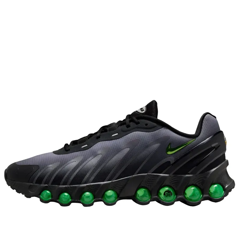 Nike Air Max DN8 Black Volt u kombinaciji sive i crne boje — bočni pogled