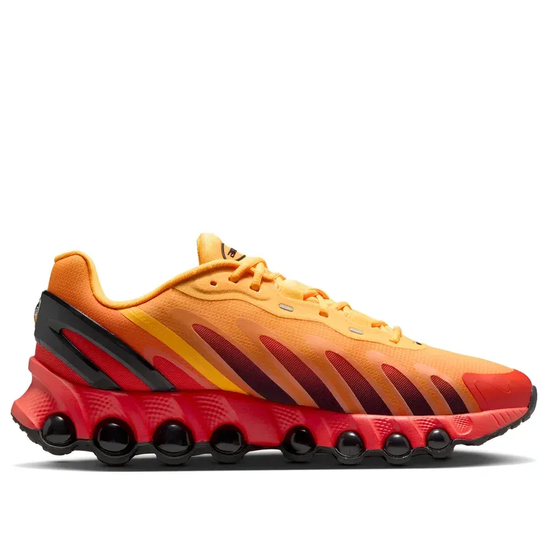 Nike Air Max DN8 Laser Orange Black u kombinaciji narandžaste i crvene boje, fotografija 2 od 6