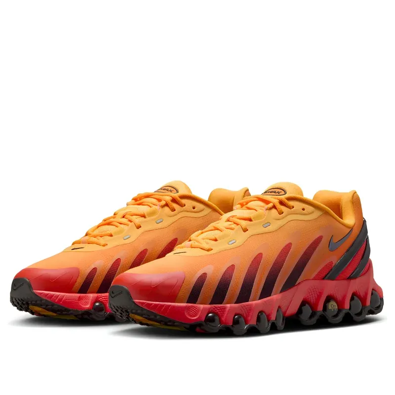 Nike Air Max DN8 Laser Orange Black u kombinaciji narandžaste i crvene boje, fotografija 3 od 6