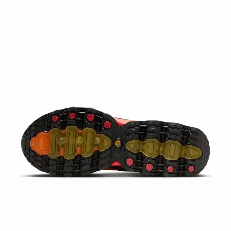 Nike Air Max DN8 Laser Orange Black u kombinaciji narandžaste i crvene boje, fotografija 6 od 6