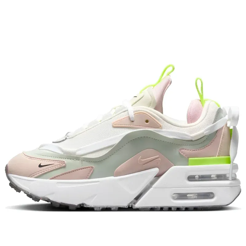 Nike Air Max Furyosa Pink Oxford Volt u kombinaciji bele i roze boje — bočni pogled