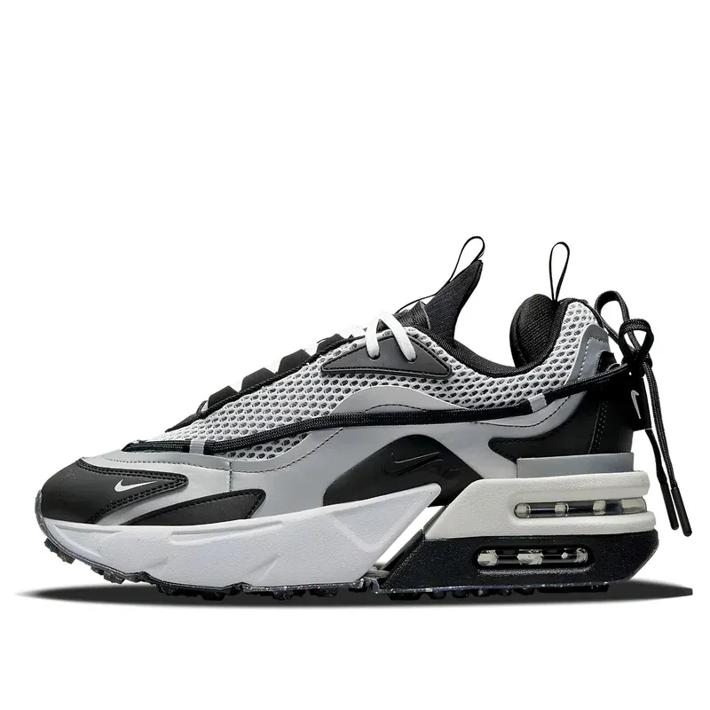 Nike Air Max Furyosa Silver Black u kombinaciji sive i crne boje — bočni pogled