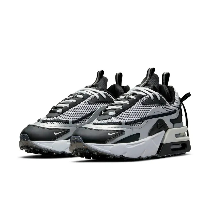 Nike Air Max Furyosa Silver Black u kombinaciji sive i crne boje, fotografija 3 od 6