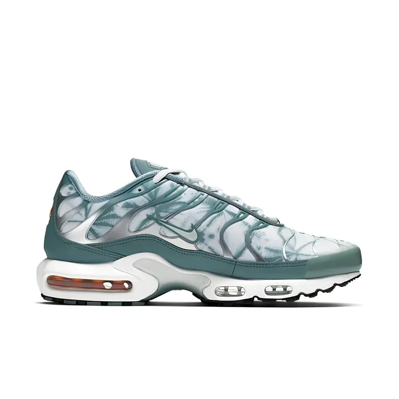 Nike Air Max Plus Palm Trees Green u kombinaciji zelene i sive boje, fotografija 2 od 6