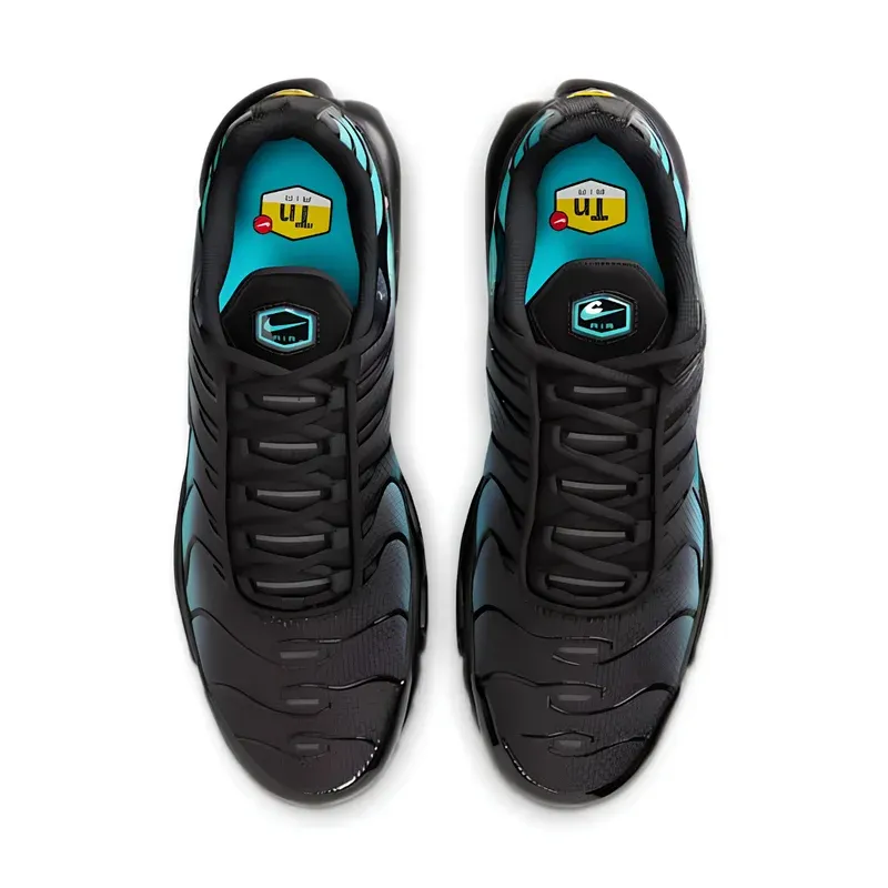 Nike Air Max Plus TN Black Dusty Cactus u kombinaciji crne i plave boje, fotografija 4 od 6