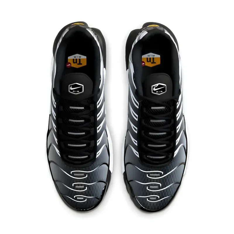Nike Air Max Plus TN Black Silver White u kombinaciji crne i sive boje, fotografija 5 od 6