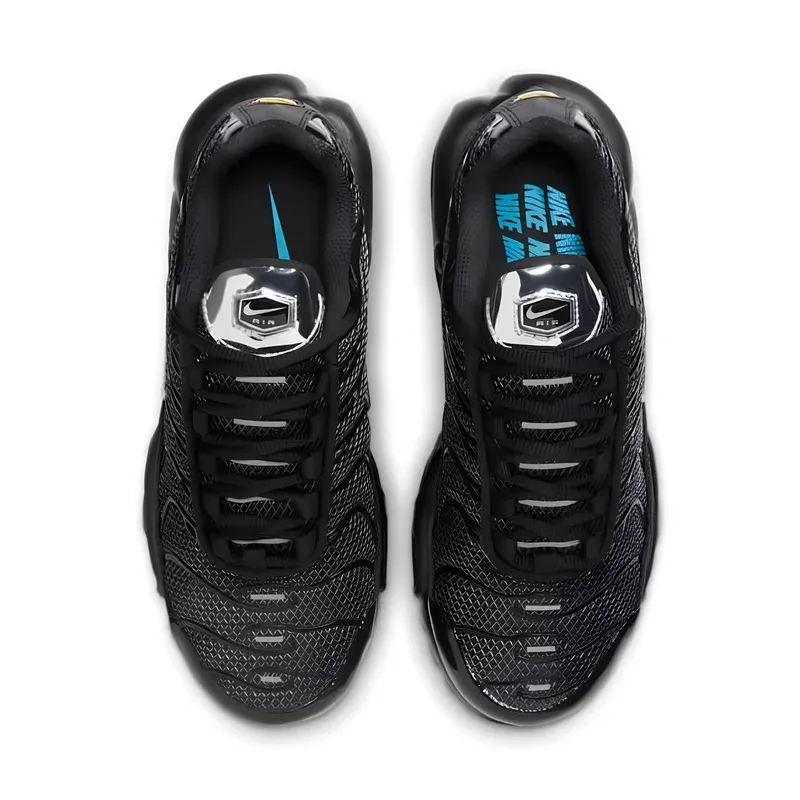 Nike Air Max Plus TN Black Suede Silver u crnoj boji, fotografija 4 od 6