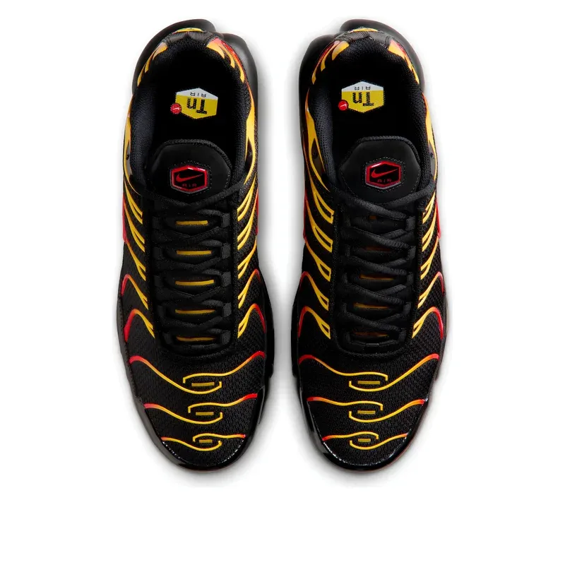Nike Air Max Plus TN Black University Gold Red u kombinaciji crne i crvene boje, fotografija 4 od 6