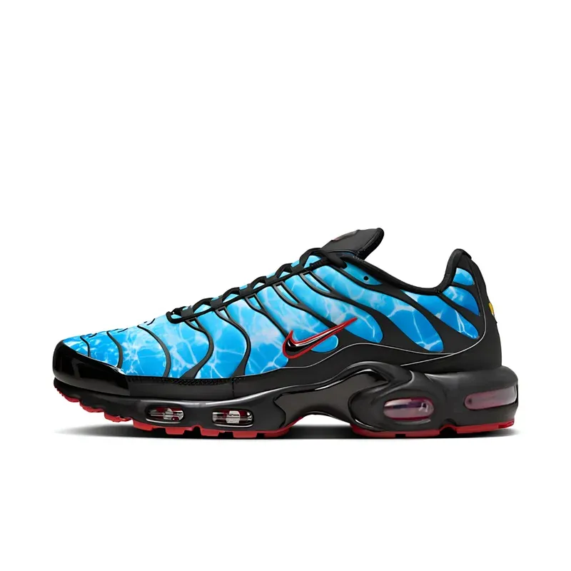 Nike Air Max Plus TN Shark Attack u kombinaciji plave i crne boje — bočni pogled