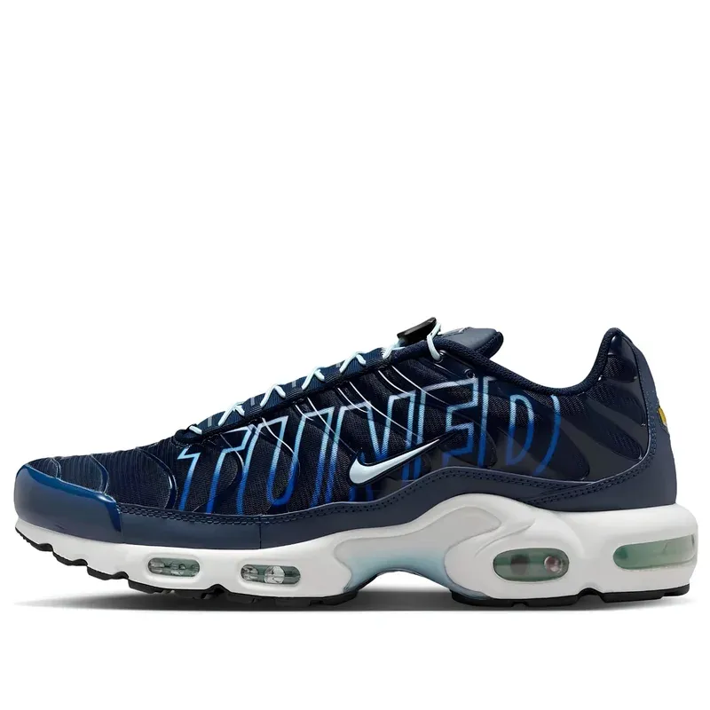 Nike Air Max Plus TN Tuned Air Obsidian u plavoj boji — bočni pogled