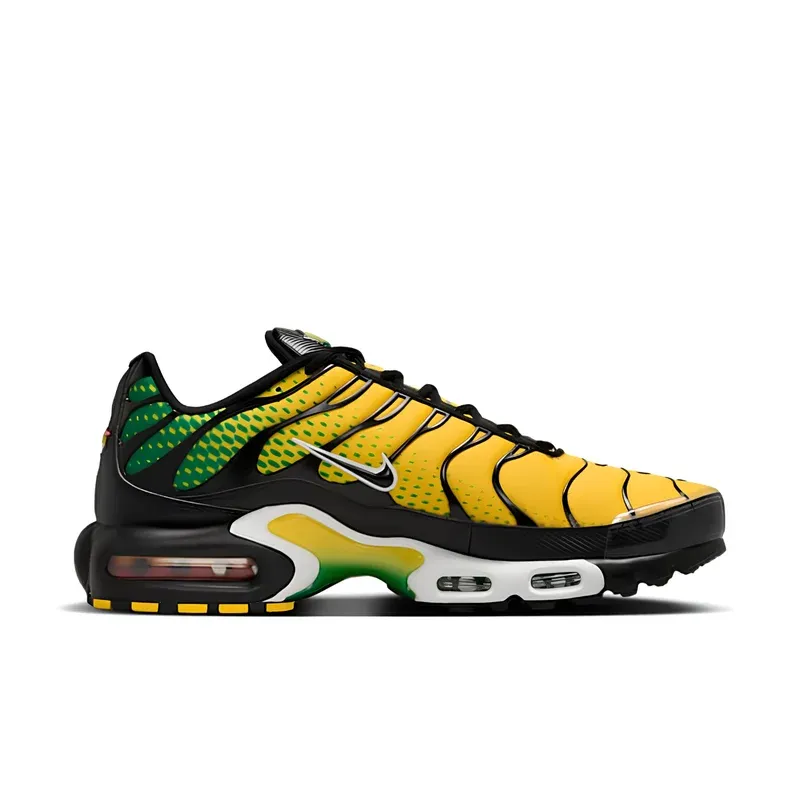 Nike Air Max Plus TN Varsity Maize Pine Green u kombinaciji žute i zelene boje, fotografija 2 od 6