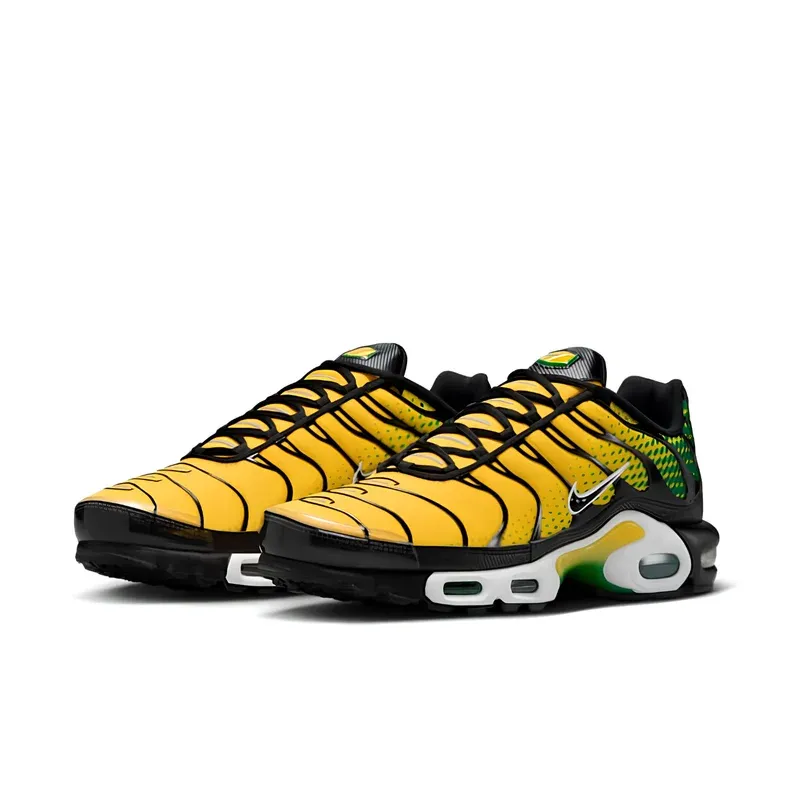 Nike Air Max Plus TN Varsity Maize Pine Green u kombinaciji žute i zelene boje, fotografija 3 od 6