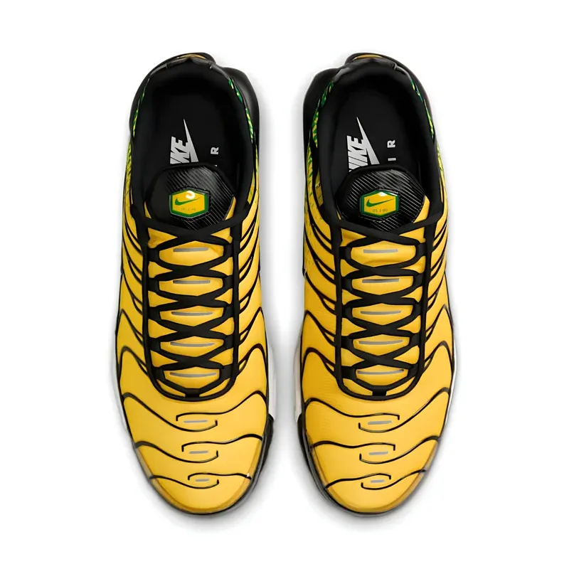 Nike Air Max Plus TN Varsity Maize Pine Green u kombinaciji žute i zelene boje, fotografija 4 od 6