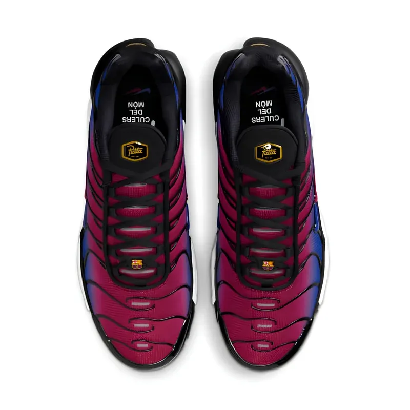 Nike Air Max Plus TN x Patta Barcelona u kombinaciji plave i crvene boje, fotografija 4 od 6