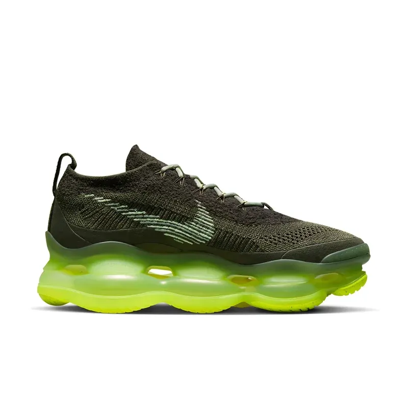 Nike Air Max Scorpion Barely Volt u kombinaciji zelene i crne boje, fotografija 2 od 6