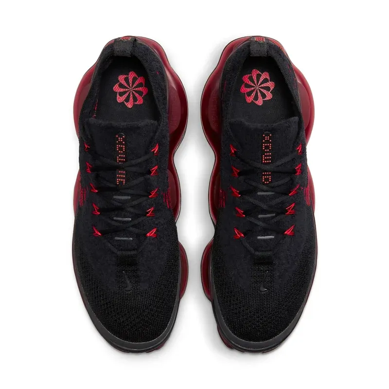 Nike Air Max Scorpion Black University Red u kombinaciji crne i crvene boje, fotografija 4 od 6