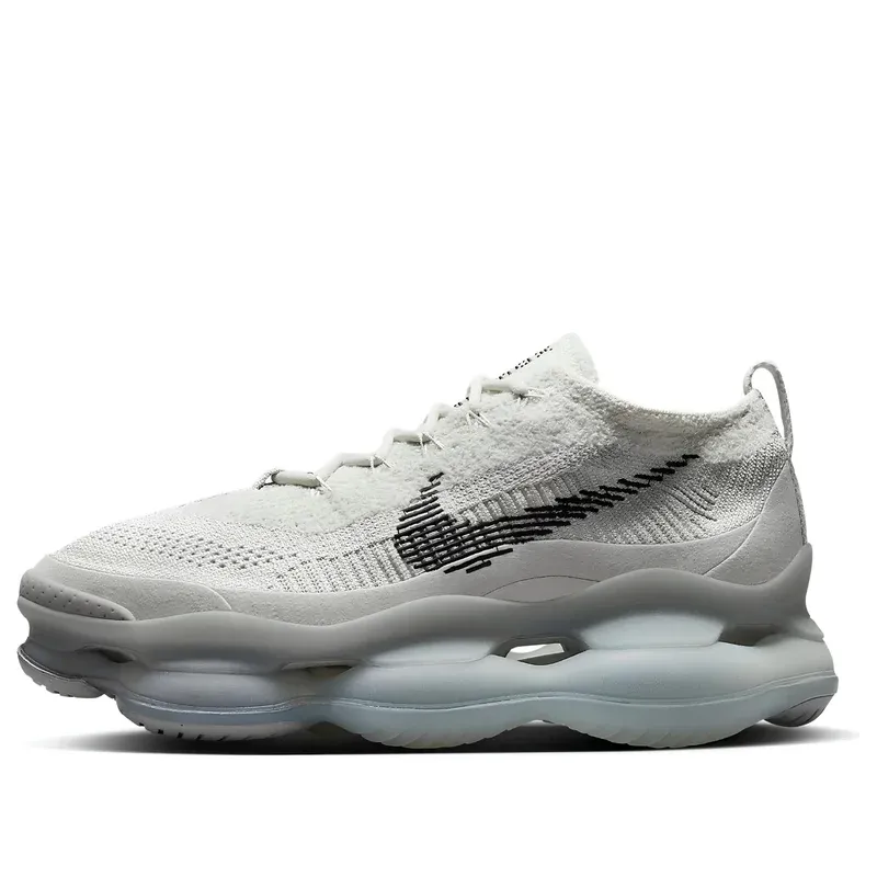 Nike Air Max Scorpion Light Silver Smoke Grey u sivoj boji — bočni pogled